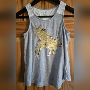 Justice Unicorn Girls tank top